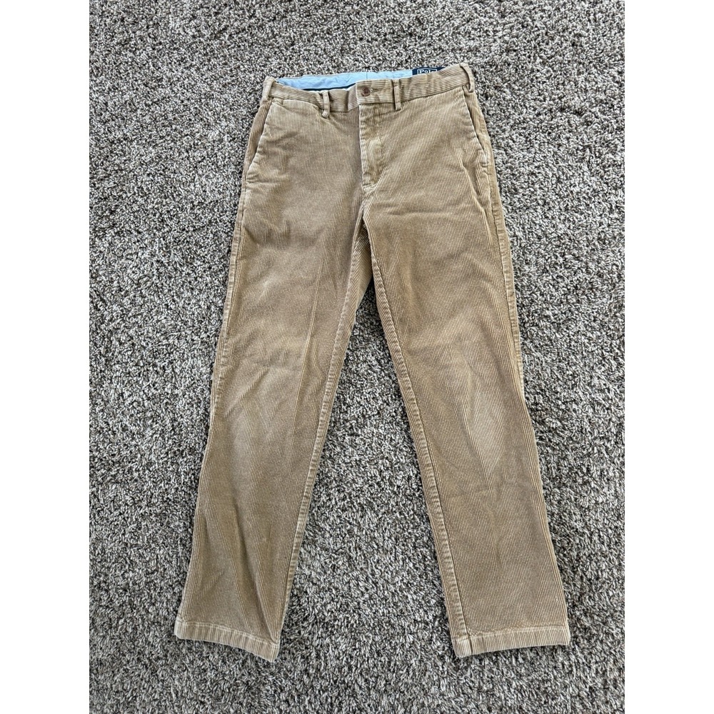 Vintage 80s Polo by Ralph Lauren Tan Corduroy 30x29